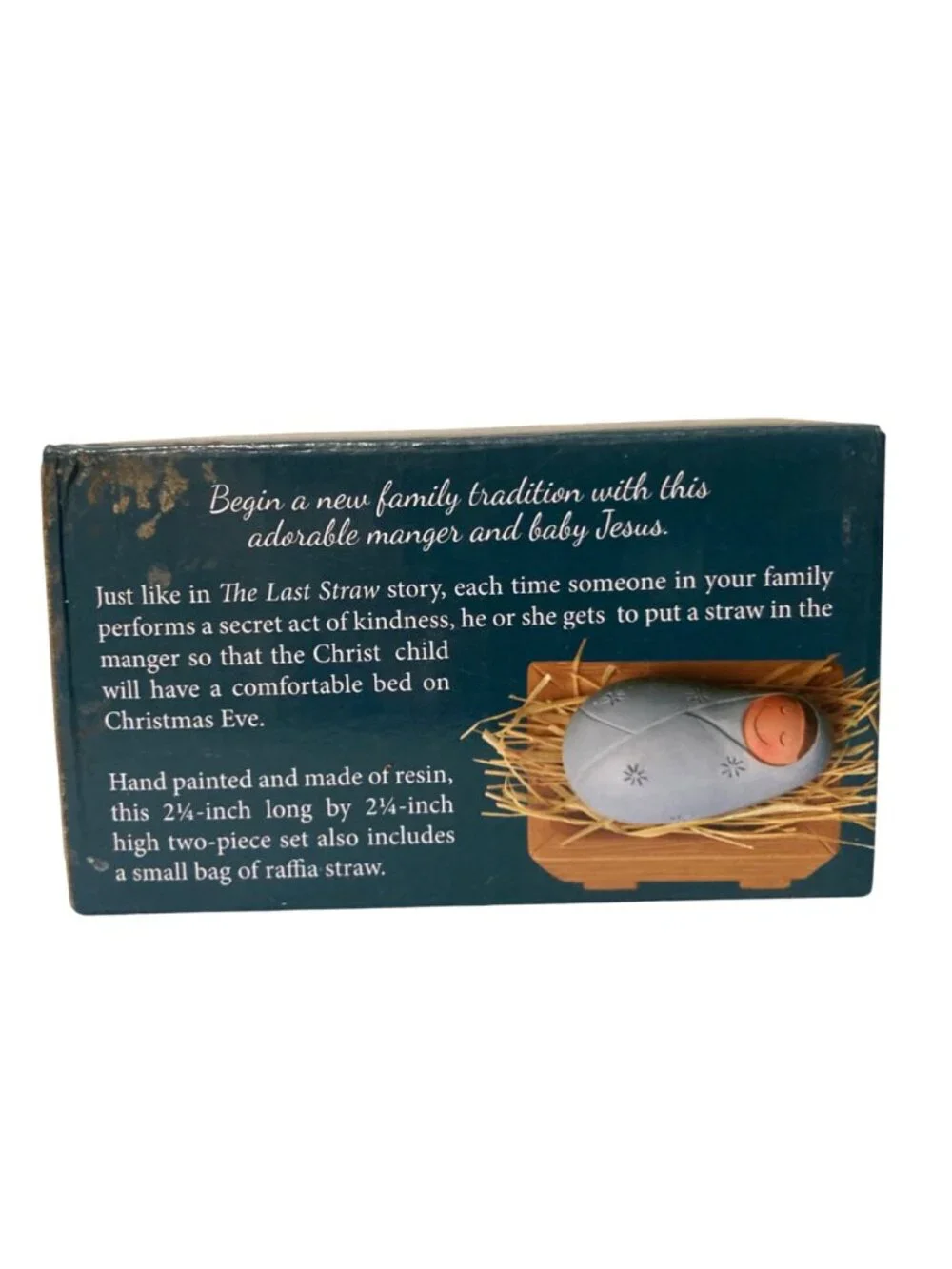 The Last Straw Christmas Nativity Baby Jesus Figurine One Silent Night